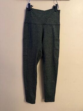 High-Rise Active Leggings in Dark Gray Heather